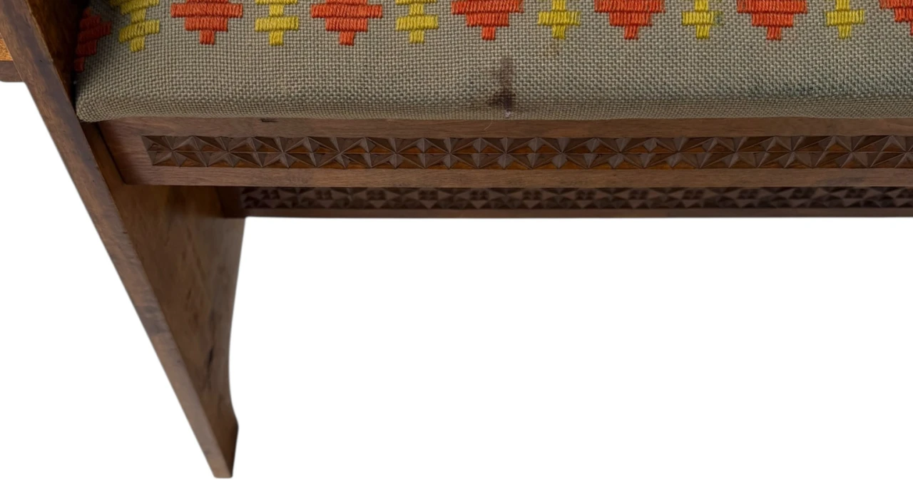 Swedish Mid-Century Modern Ash Small Bench or Stool, 1960s